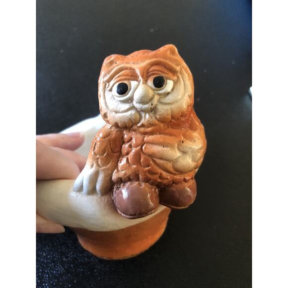 Vintage Stoneware Owl Toothbrush Holder and Soap Dish - Etsy Vintage 70s Owl Toothbrush Holder Caddy Soap Dish Cup Holder Set Bathroom Decor